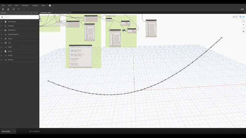Dynamo Catenary Calculator