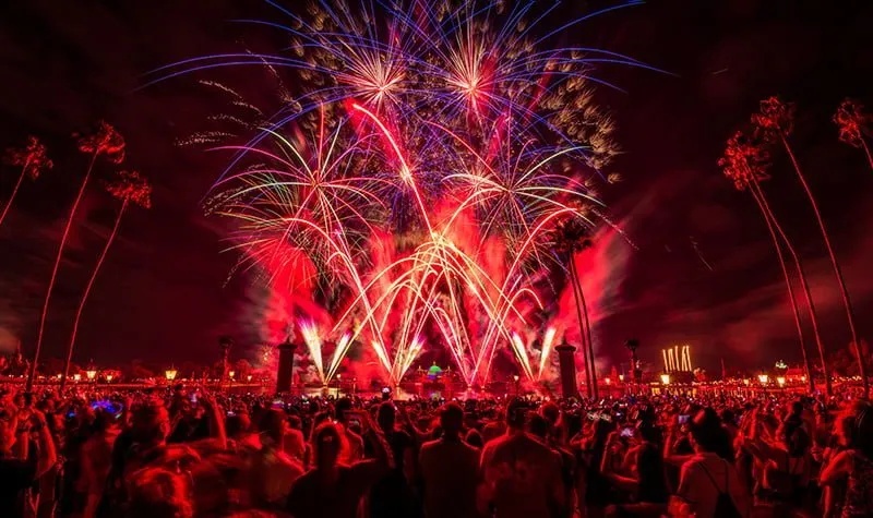 EPCOT New Years Eve 2024